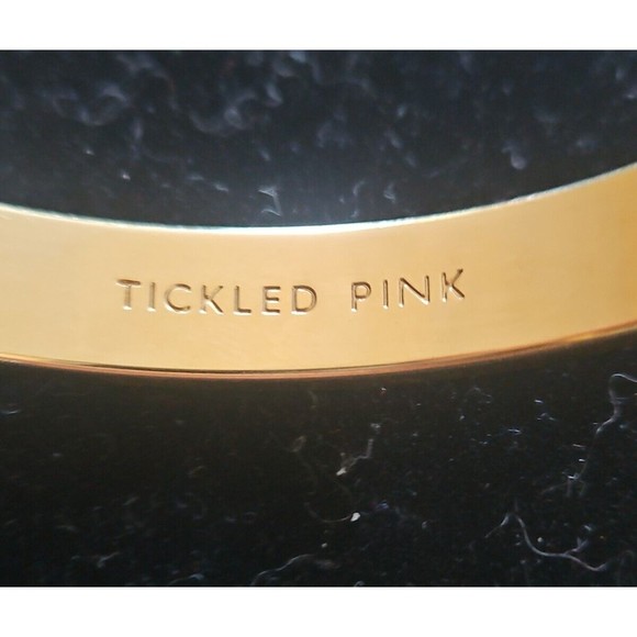 KATE SPADE Designer New York “Tickled Pink” Bangle Bracelet - Picture 3 of 5